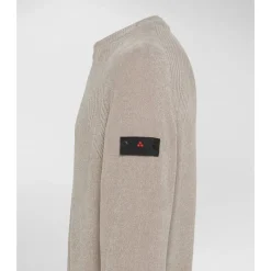 Peuterey Zachte Gebreide Trui met Ronde Hals-Heren Truien & Vesten