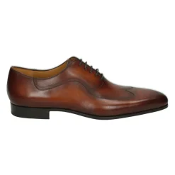 Magnanni Zakelijke lage leren schoen cognac-Heren Nette Schoenen