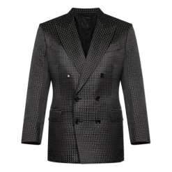 Tom Ford Zijden blazer met een polka dot patroon-Heren Kostuums