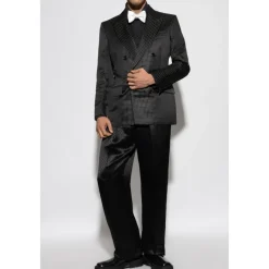 Tom Ford Zijden blazer met een polka dot patroon-Heren Kostuums