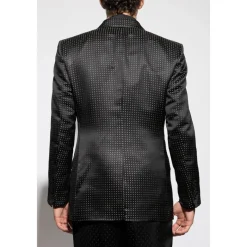 Tom Ford Zijden blazer met een polka dot patroon-Heren Kostuums