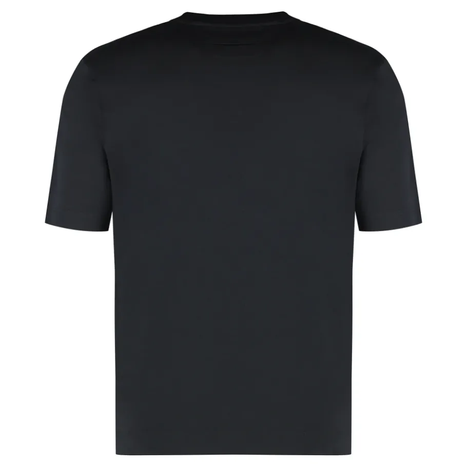 Zegna Zijden en katoenen T-shirt-Heren Shirts