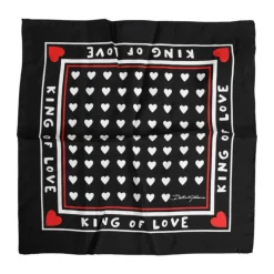 Dolce & Gabbana Zijden Logo Foulard Sjaal-Heren Sjaals
