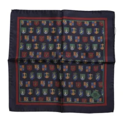 Dolce & Gabbana Zijden Medals Square Sjaal-Heren Sjaals