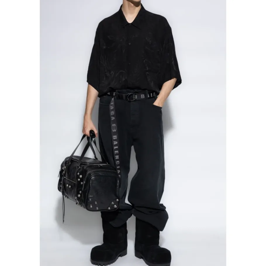 Balenciaga Zijden overhemd met zak-Heren Overhemden