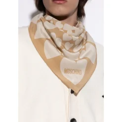 Moschino Zijden sjaal-Heren Sjaals