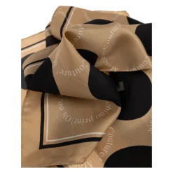 Moschino Zijden sjaal met logo-Heren Sjaals