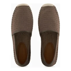 Emporio Armani Zomer Espadrilles met Logo Patroon-Heren Espadrilles