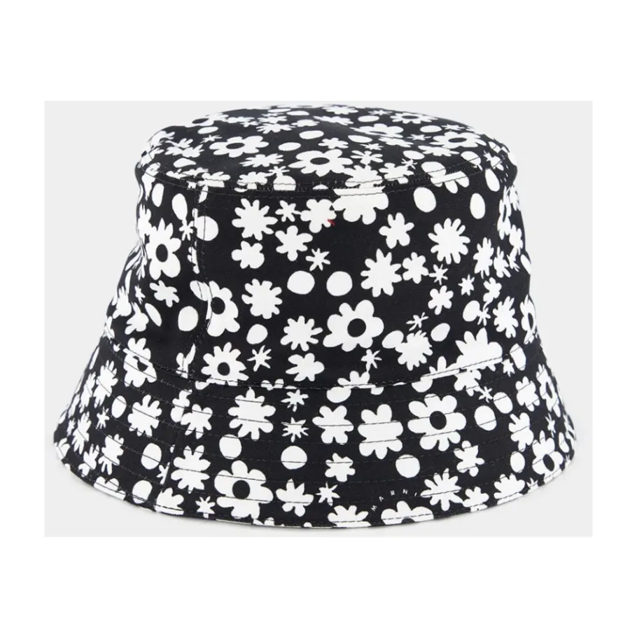 Marni en Wit Pop Velden Katoenen Bucket Hoed-Heren Hoeden