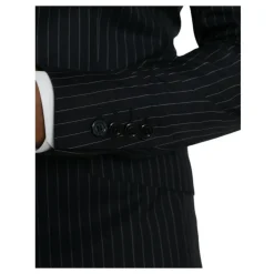 Dolce & Gabbana Gestreepte Double Breasted Coat Blazer-Heren Kostuums