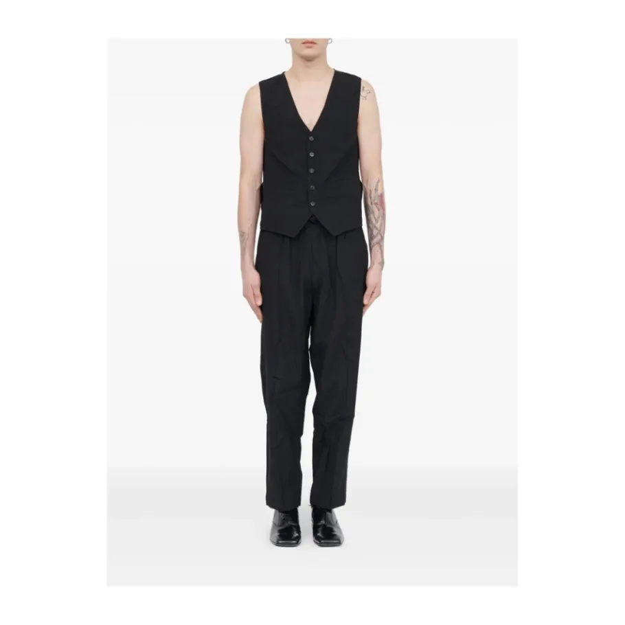 MM6 Maison Margiela V-hals Mouwloos Vest Buitenkleding-Heren Kostuums