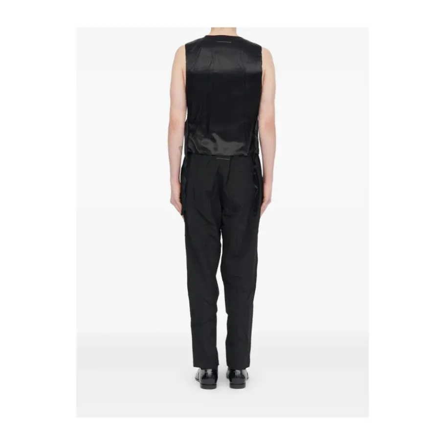 MM6 Maison Margiela V-hals Mouwloos Vest Buitenkleding-Heren Kostuums