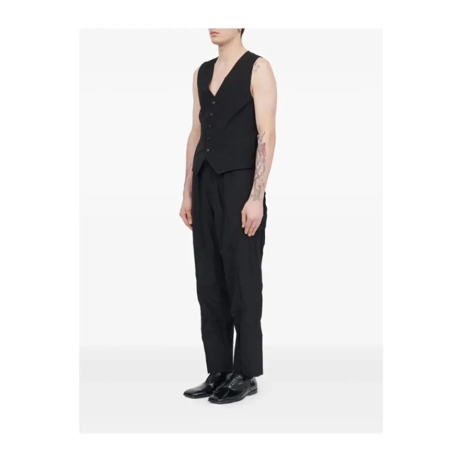 MM6 Maison Margiela V-hals Mouwloos Vest Buitenkleding-Heren Kostuums