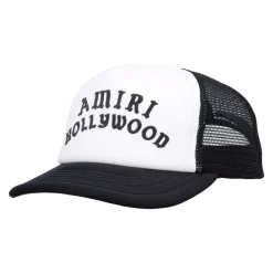Amiri Zwart Hollywood Trucker Hat-Heren Petten