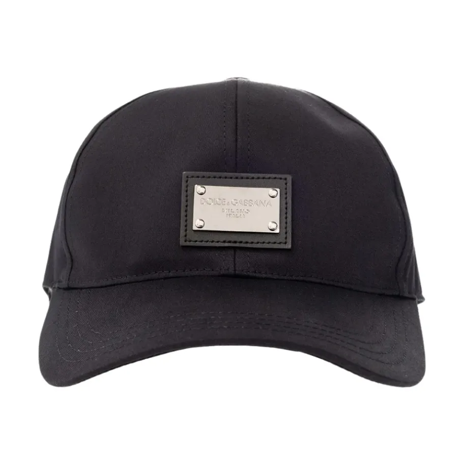 Dolce & Gabbana e Baseballpet met Metalen Logo-Heren Petten