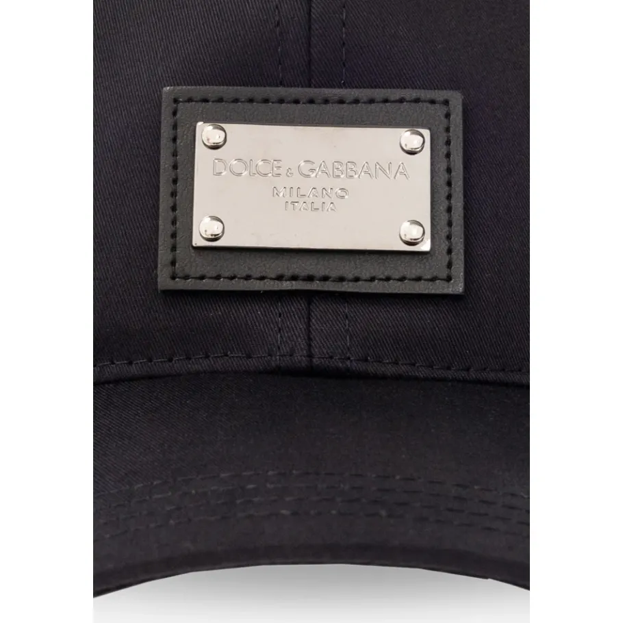 Dolce & Gabbana e Baseballpet met Metalen Logo-Heren Petten