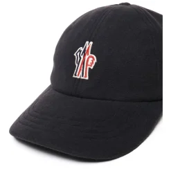 Moncler e Baseballpet met Voorkantlogo-Heren Petten