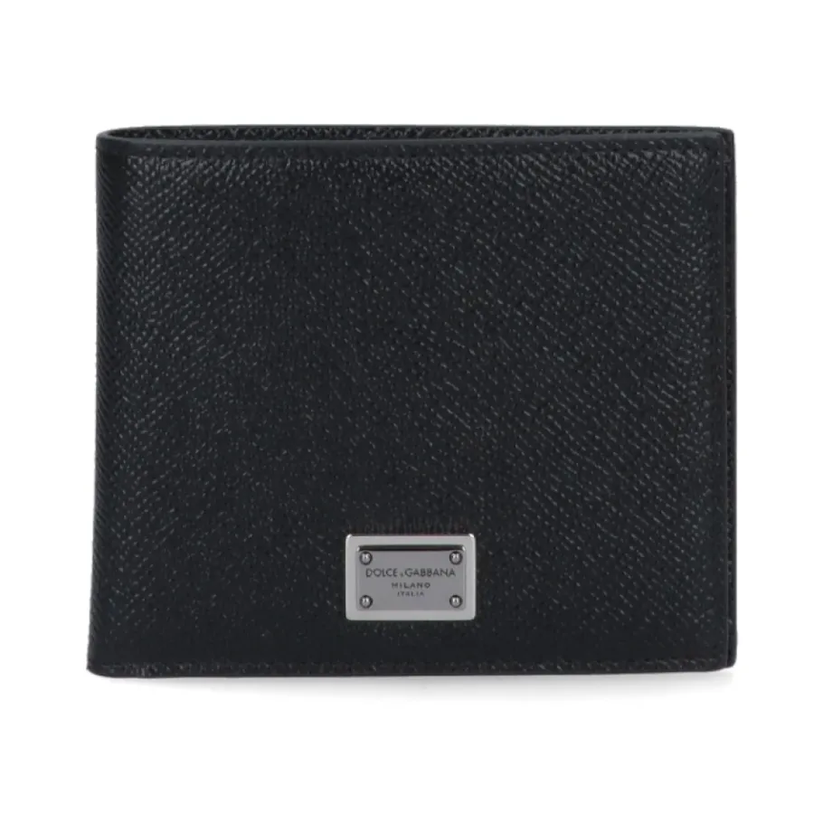 Dolce & Gabbana e Bi-Fold Portemonnees-Heren Portefeuilles