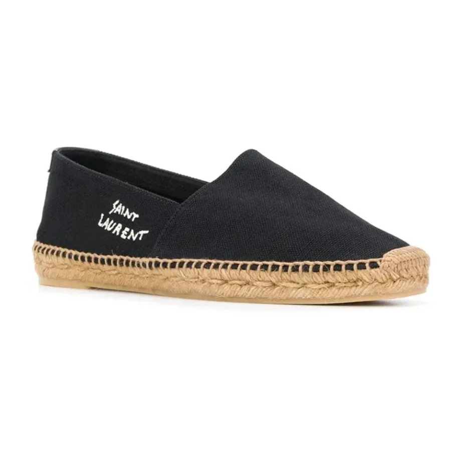 Saint Laurent e Canvas Logo Espadrilles-Heren Espadrilles|Instappers & Slip Ons