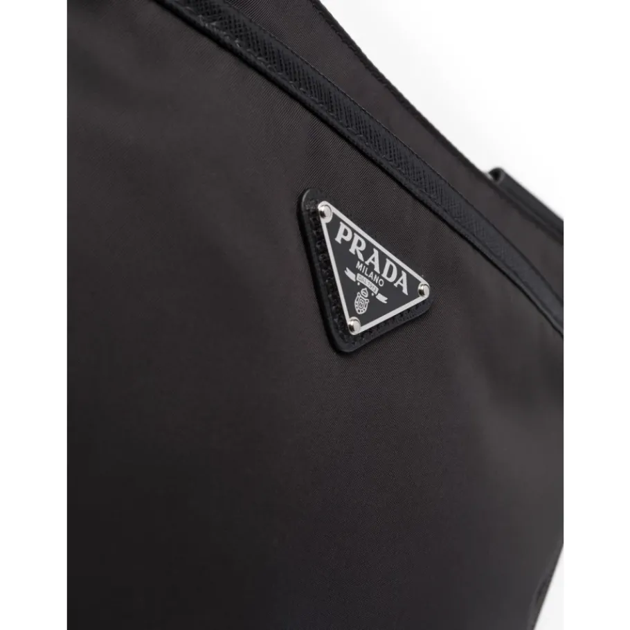Prada e Emaille Driehoek Logo Schoudertas-Heren Tassen