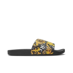Versace Jeans Couture Zwarte Flip Flops & Sliders-Heren Slippers