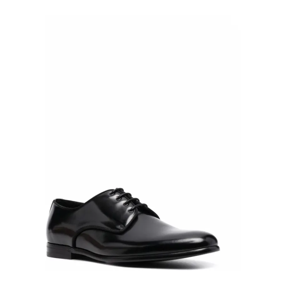 Dolce & Gabbana e Gepolijste Leren Derby Schoenen-Heren Instappers & Slip Ons|Nette Schoenen