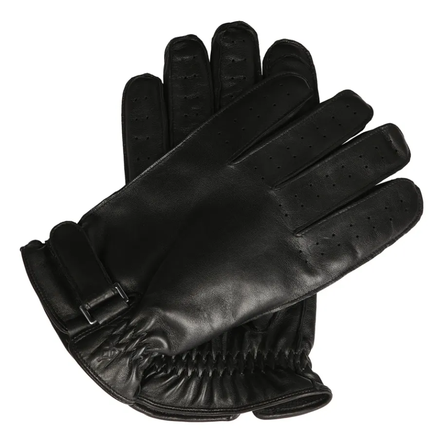 Kazar e herenhandschoenen met perforaties op de vingers-Heren Handschoenen