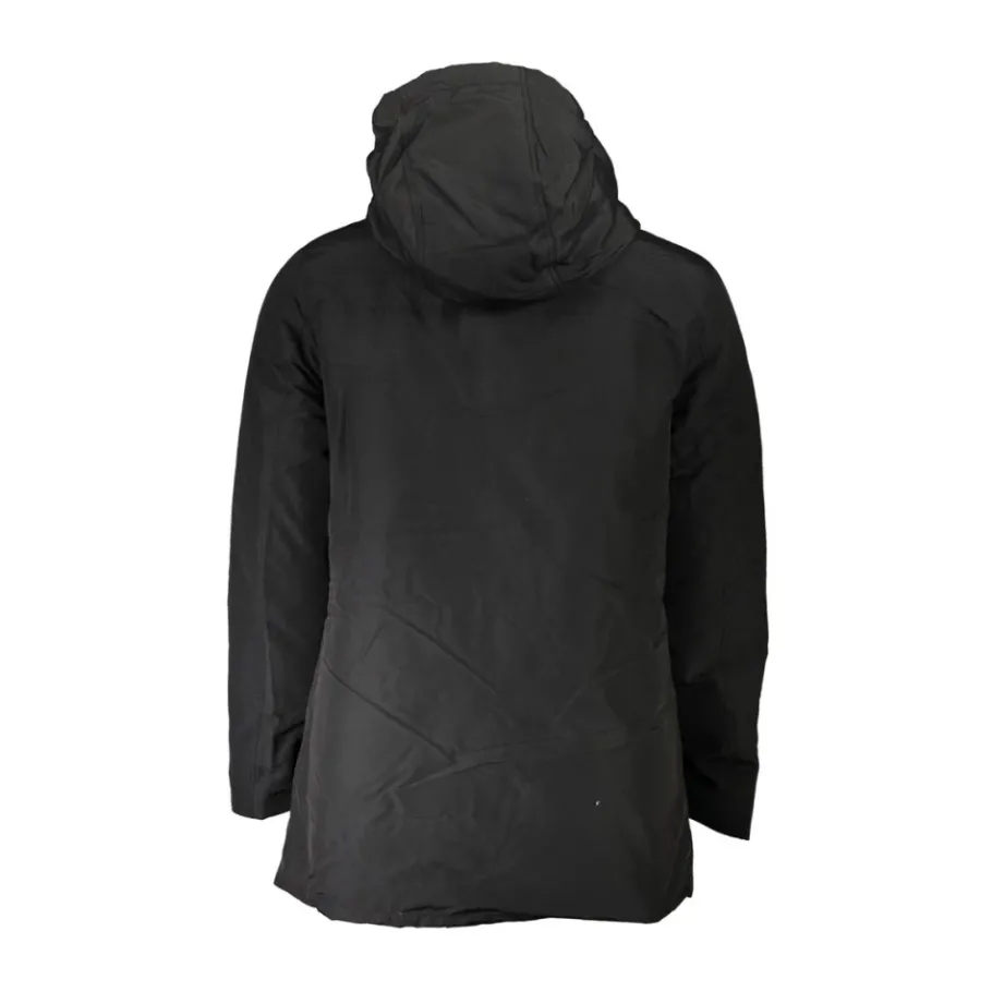 Woolrich e Katoenen Hoodie met Rits en Knopen-Heren Jassen