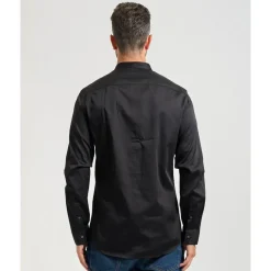 Armani Exchange e katoenen overhemd met opstaande kraag-Heren Overhemden