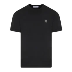 Stone Island e Katoenen T-shirt met Logolabel-Heren Shirts
