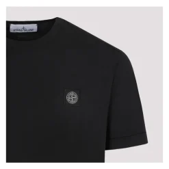 Stone Island e Katoenen T-shirt met Logolabel-Heren Shirts