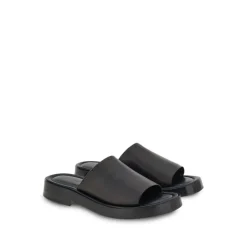 Ferragamo e Leren Crossover Sandalen-Heren Slippers