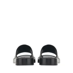 Ferragamo e Leren Crossover Sandalen-Heren Slippers