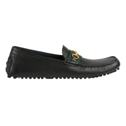 Gucci e leren driver met web-Heren Instappers & Slip Ons