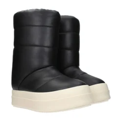Rick Owens e leren enkellaarzen met rits-Heren Snowboots