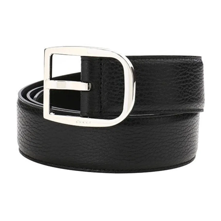 Gucci e leren herenriem metalen gesp-Heren Riemen