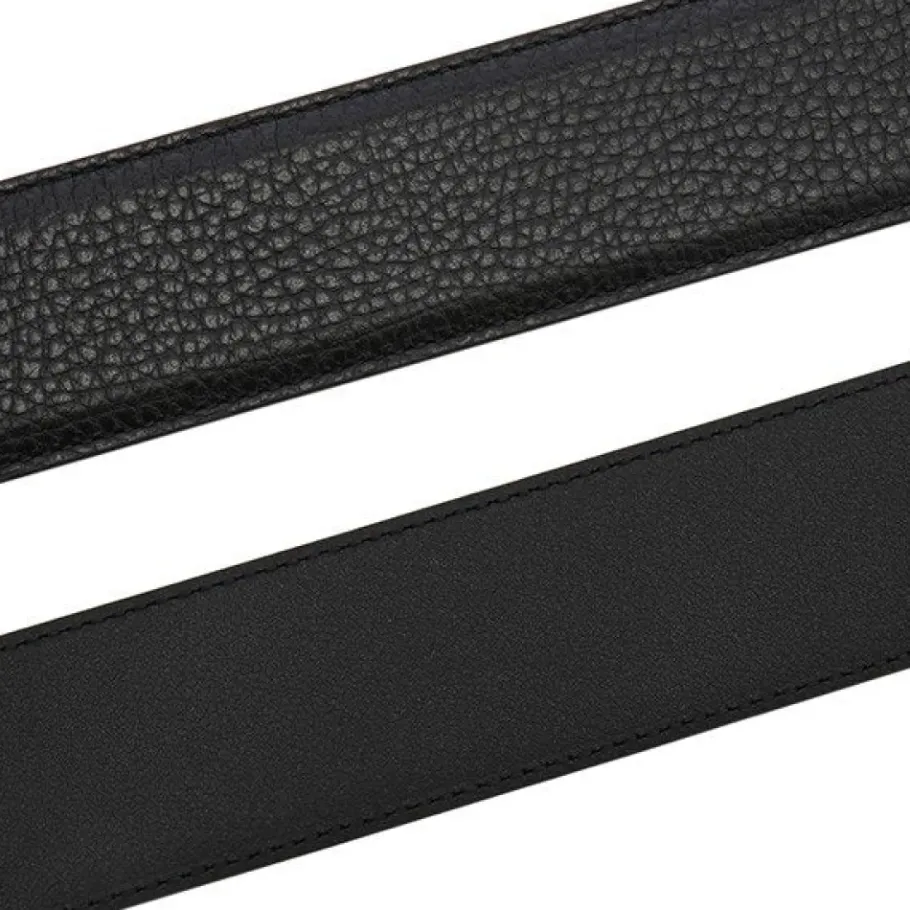 Gucci e leren herenriem metalen gesp-Heren Riemen