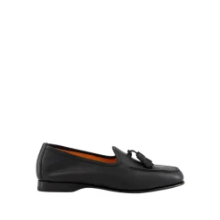 Santoni e leren kwastloafer-Heren Instappers & Slip Ons