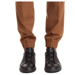 Zegna e leren lage sneakers-Heren Sneakers