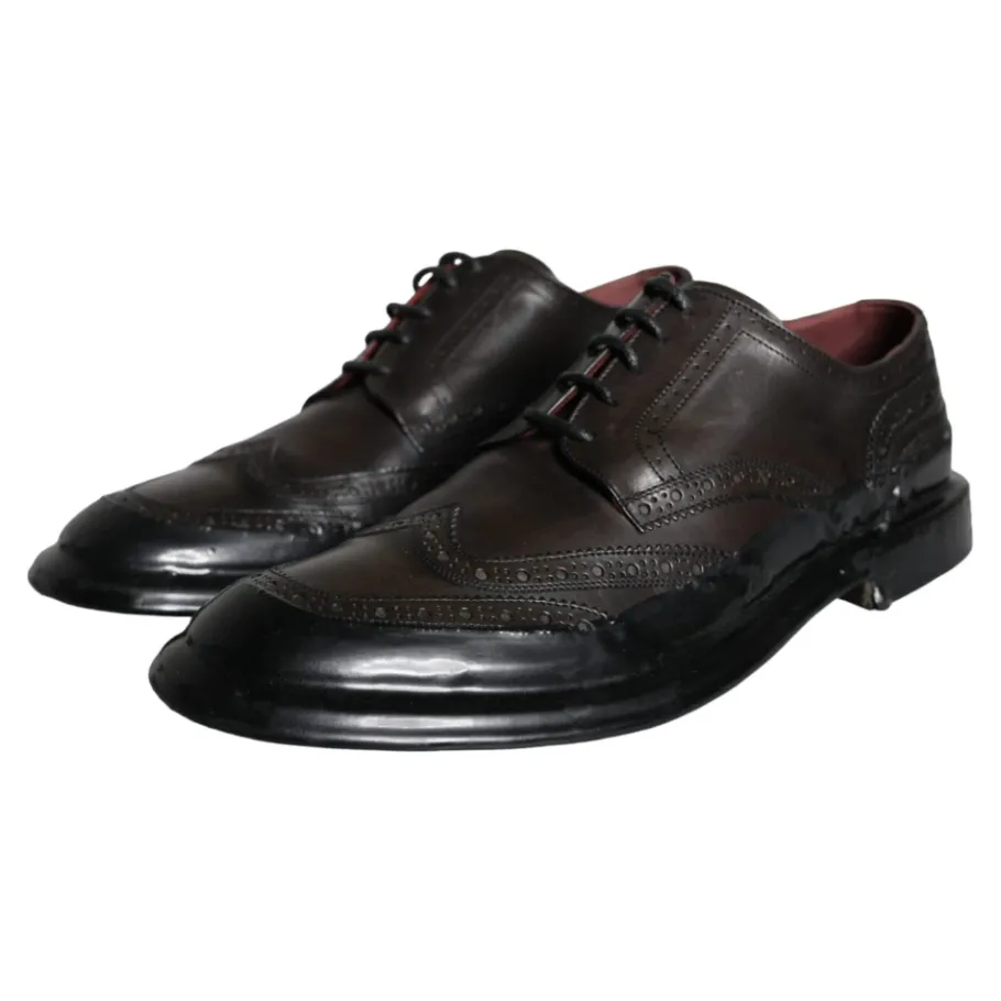 Dolce & Gabbana e Leren Oxford Wingtip Formele Schoenen-Heren Nette Schoenen