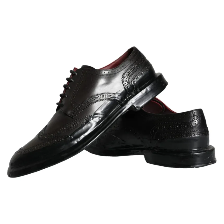 Dolce & Gabbana e Leren Oxford Wingtip Formele Schoenen-Heren Nette Schoenen