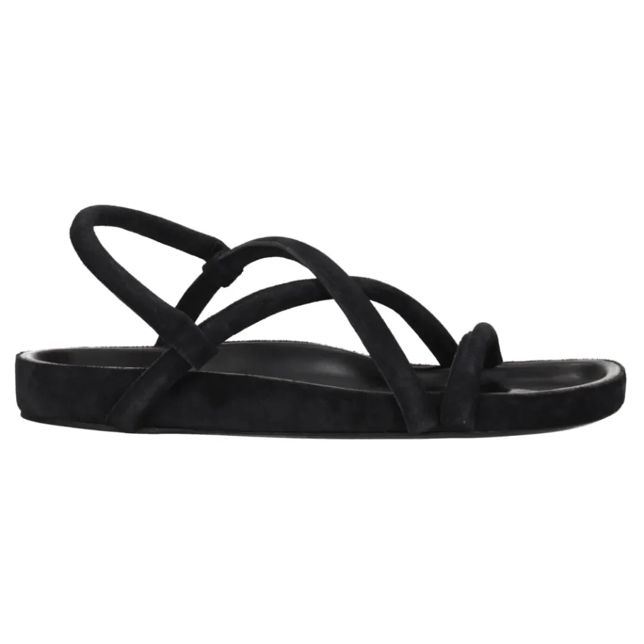 Isabel Marant e leren platte sandalen vintage stijl-Heren Sandalen