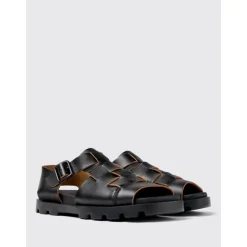 Camper e leren sandaal met gesp-Heren Sandalen