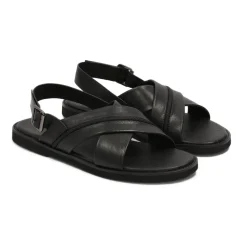 Kazar e leren sandalen met gesp-Heren Sandalen
