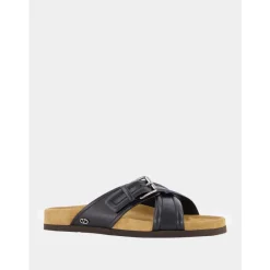 Valentino Garavani e leren slippers-Heren Slippers