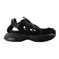 Versace e Leren Sneakers - Bovenste Veters-Heren Sandalen