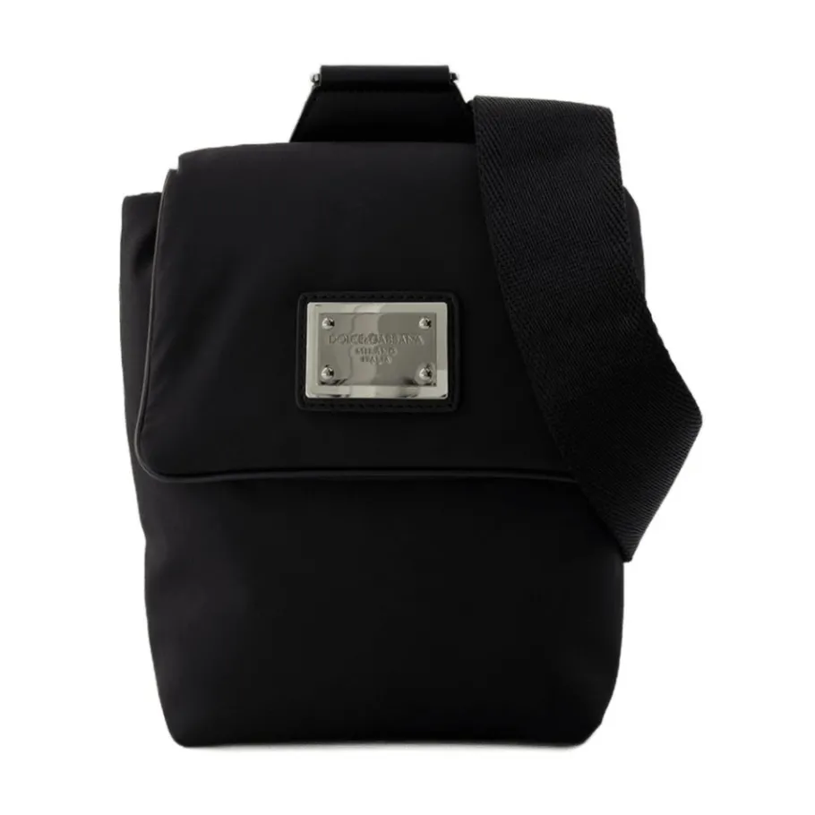 Dolce & Gabbana e Nylon Logo Rugzak Crossbody-Heren Tassen