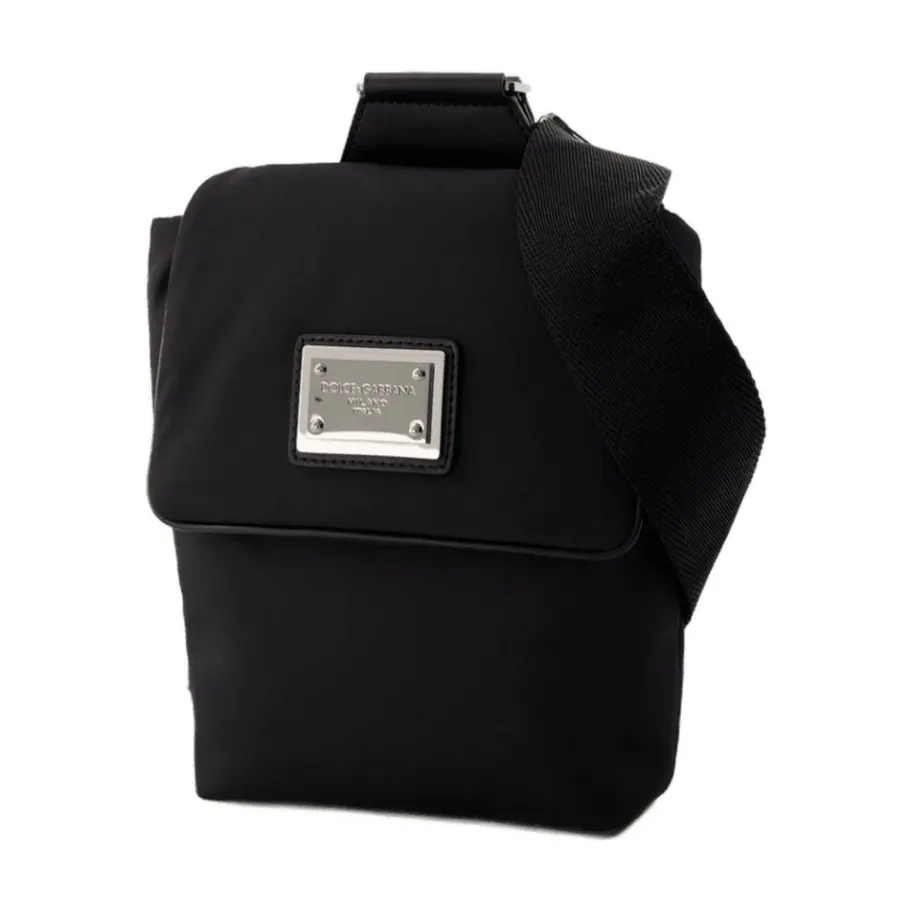 Dolce & Gabbana e Nylon Logo Rugzak Crossbody-Heren Tassen