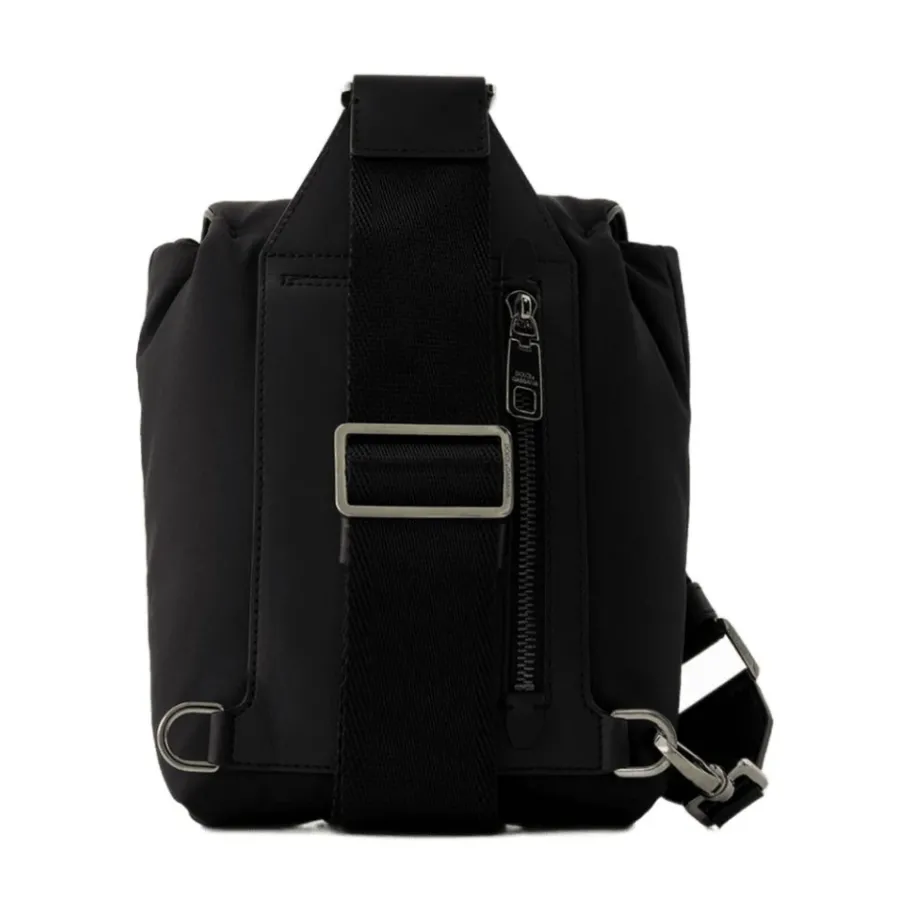 Dolce & Gabbana e Nylon Logo Rugzak Crossbody-Heren Tassen
