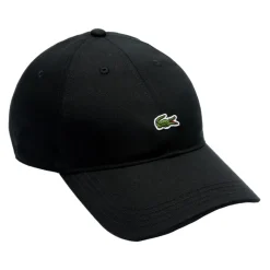 Lacoste e ongestructureerde pet met klein logo-Heren Petten